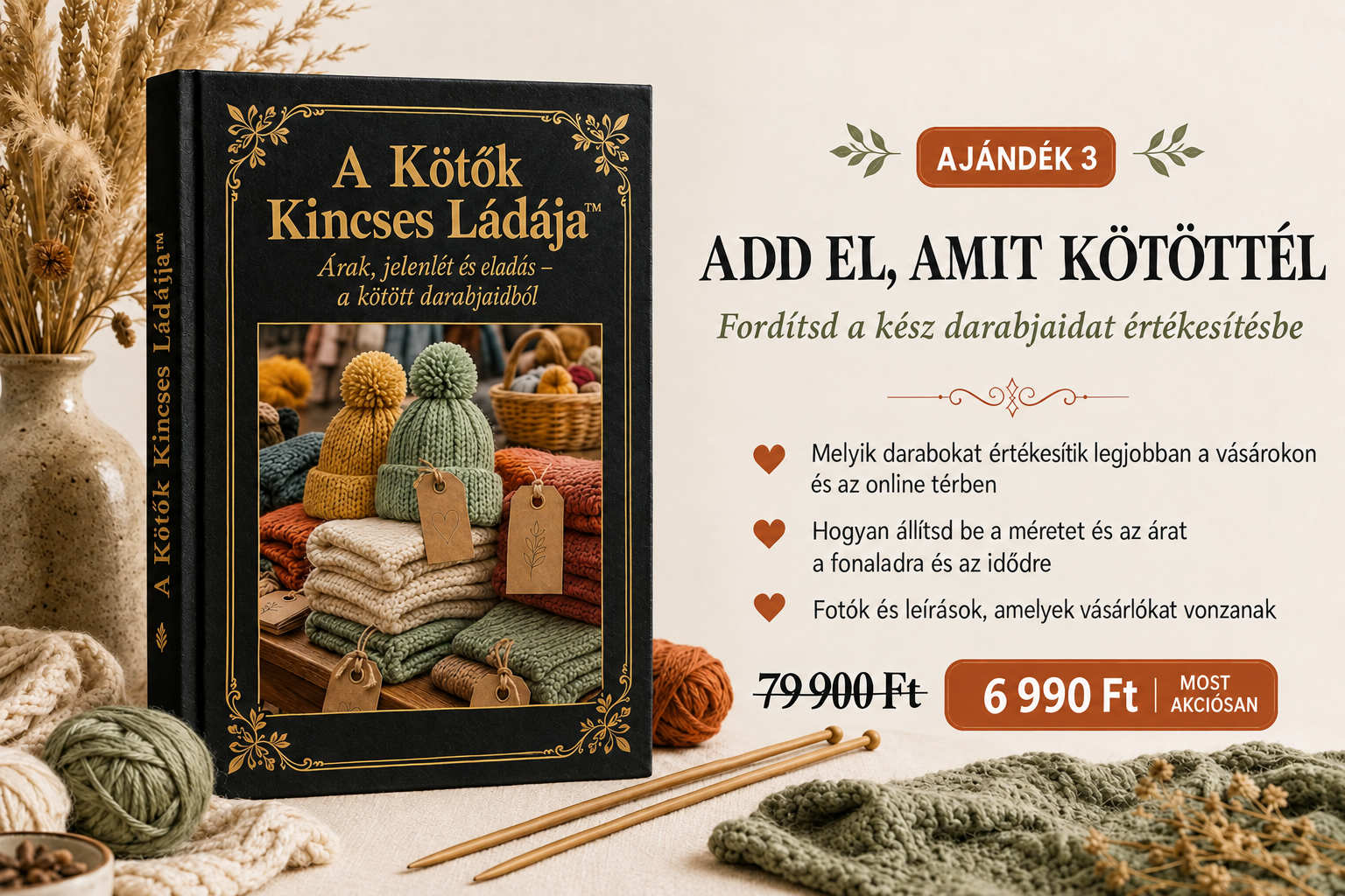 3. ajándék – Add el, amit kötöttél